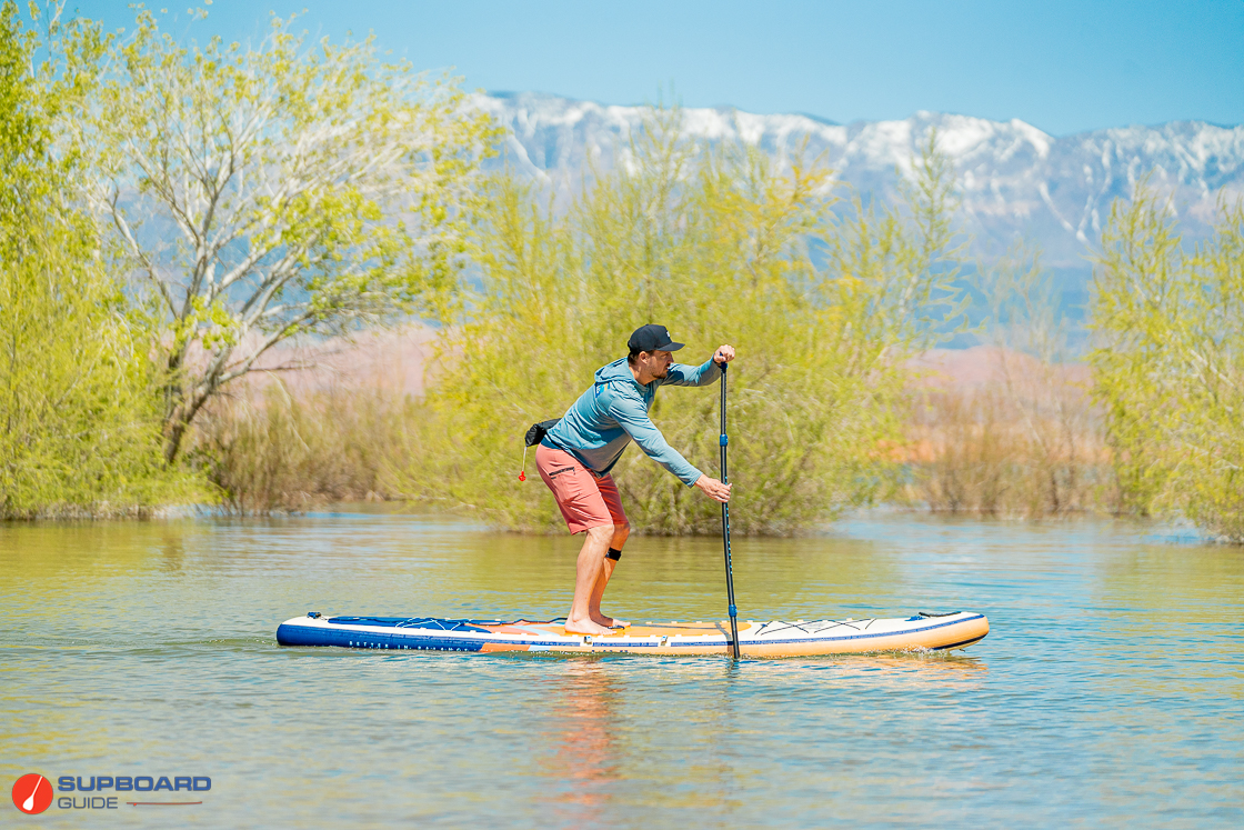 ISLE Explorer 3 paddling right